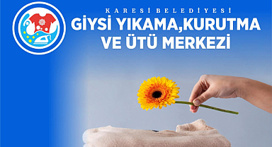 Karesi Belediyesi'nden Öğrencilere Ücretsiz Giysi Yıkama ve Ütü Hizmeti