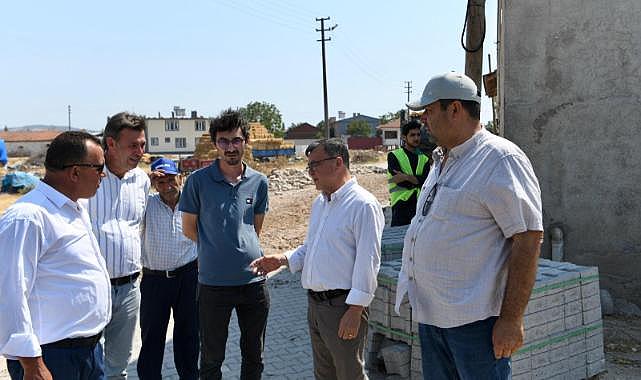 ALTIEYLÜL'DE ALTYAPI ÇALIŞMALARI TÜM HIZIYLA DEVAM EDİYOR