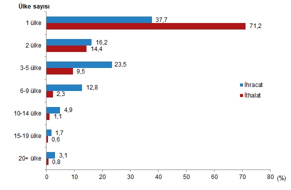 2024 Dış Ticaretin Büyük Ölçekli Girişimler Üzerindeki Yansıması: İhracat ve İthalatta Yapı ve Dağılım