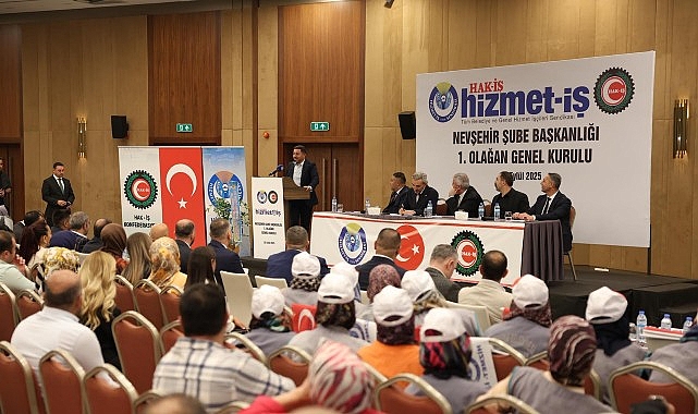 Nevşehir'de Hizmet-İş Nevşehir Şubesi 1. Olağan Genel Kurulu: Başkan Faruk Fazlıoğlu Göreve Başladı