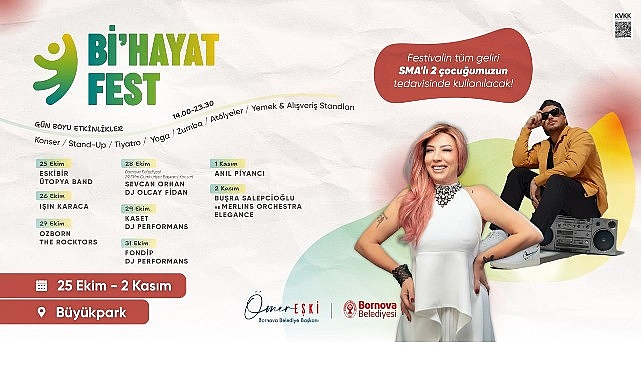 Bi’Hayat Fest: Bornova'da Dayanışma ve Müziğin Buluştuğu Şenlik