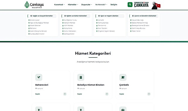 Çankaya Belediyesi’nin Yenilenen Dijital Platformu: Hizmete Kolay Erişim ve Anlık Bilgi Akışı