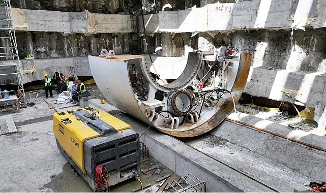 Körfezray Metrosu İçin TBM Montaj Aşaması Başladı: 6 TBM ile Tünel Kazılarına Devam