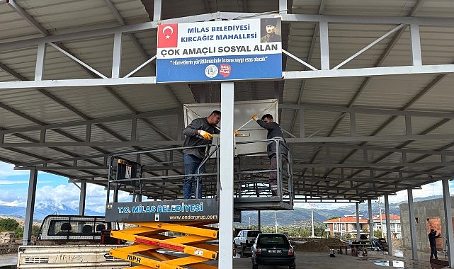 Milas’ta Çok Amaçlı Alanlarda Basketbol Potalarıyla Gençlere Aktif Yaşam Desteği