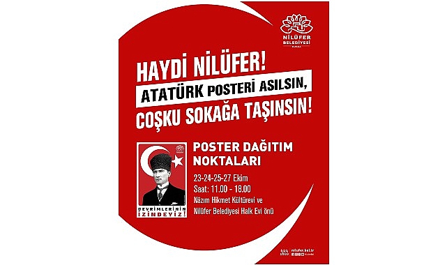 Nilüfer'de Cumhuriyet Şöleni: Koşu, Yürüyüş ve Edis ile Büyük Buluşma