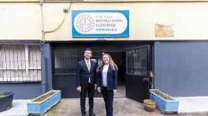 Nilüfer Çınarlı Mutlu'dan Kestelli Şerife Eczacıbaşı Ortaokulu’na Saha Gezisi ve Öğrenci Buluşmaları