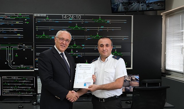 Uluslararası Geçerliliğe Sahip MYK Belgeleriyle Raylı Sistem Trafik Kontrolörleri Sertifikalandırıldı