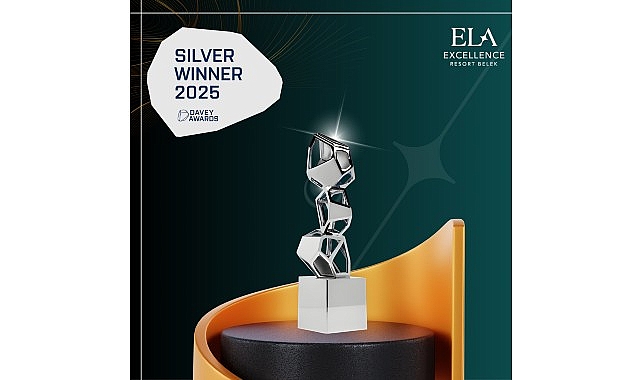Ela Excellence Resort Belek'in Web Başarısı: The Davey Awards 2025'te Gümüş Ödül