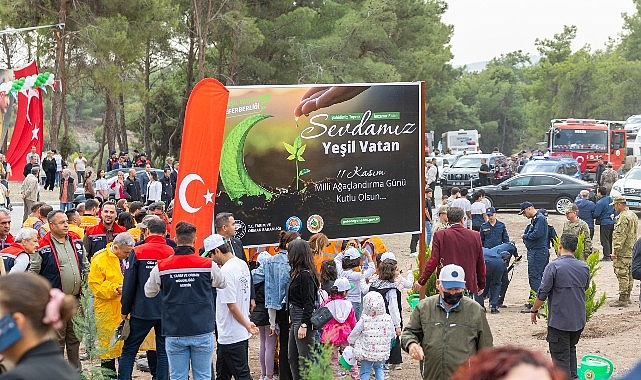 Emirler Millet Ormanı’nda 8 Bin Yeni Fidanla Yeniden Canlandı Ağaçlandırma Seferberliği