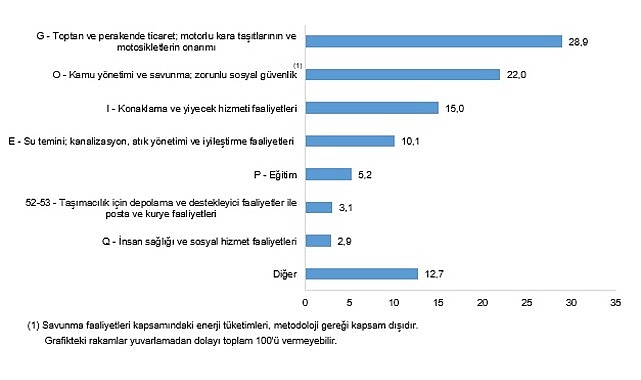 Hizmet-Ticaret Sektörü İçin Nihai Enerji Tüketimi Araştırması 2024 Özeti