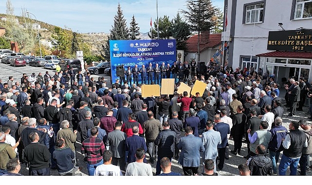 Taşkent İleri Biyolojik Atık Su Arıtma Tesisi Açılışı ve Belediye Vekili Vurgusu
