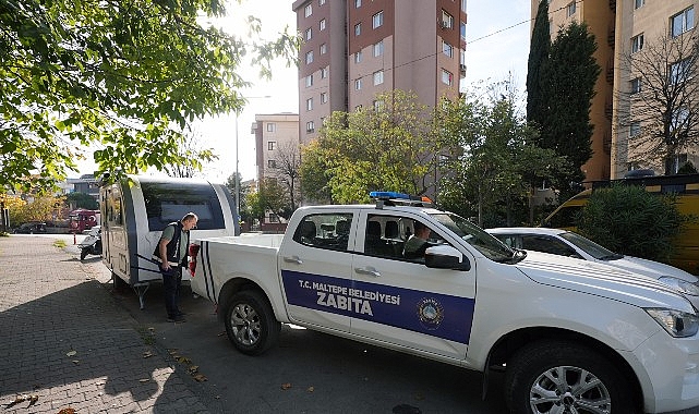 Maltepe’de Karavan Parkı Denetimleri ve Yasal Yer Değiştirme Operasyonu