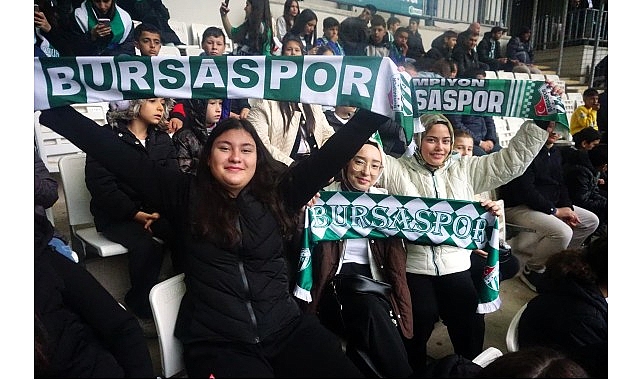 Tribünden İlk Maçı: Osmangazi’den Çocuklara Bursaspor Heyecanı