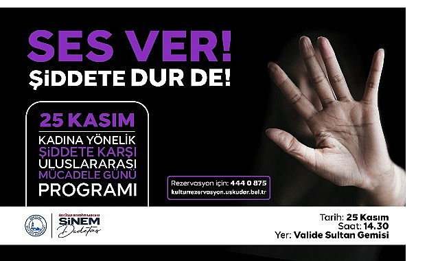 Üsküdar’da Kadına Yönelik Şiddete Karşı Uluslararası Mücadele Günü Etkinliği