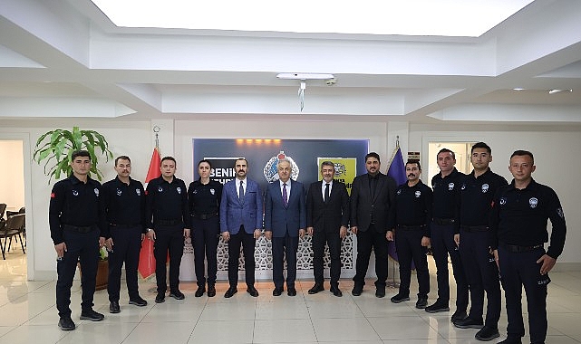 Görevde Yükselme Töreniyle Zabıta Memurları Komiser Kadrosunda