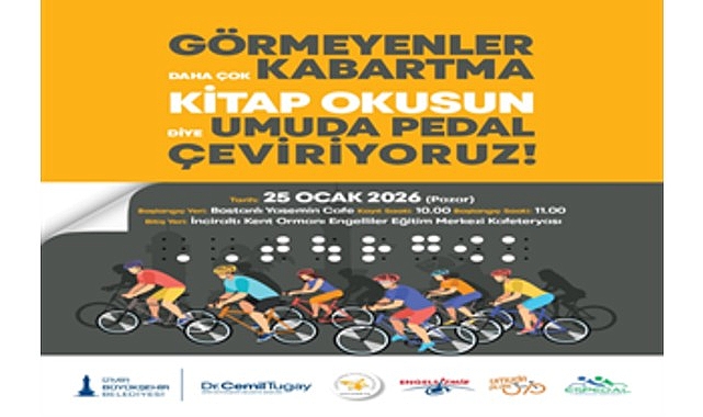 İzmir’de Görme Engelliler İçin Kabartma Kitaplara Dikkat: Umuda Pedal Çeviriyoruz Etkinliği