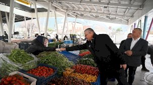 Kuzdere Kapalı Pazar Ziyareti ve Çorba İkramı: Esnaf ve Vatandaşlara Dayanışmanın Sıcak Sohbeti