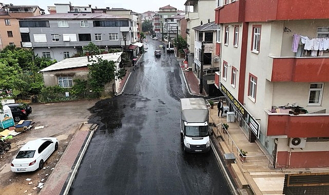 Darıca Mevlana Caddesi’nde Yağmursuyu ve Kanalizasyon Altyapı Yenilemesi Tamamlandı