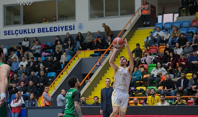 Konya Büyükşehir Belediyespor, Darüşşafaka Lassa’yı İç Sahada 84-55 Yendi