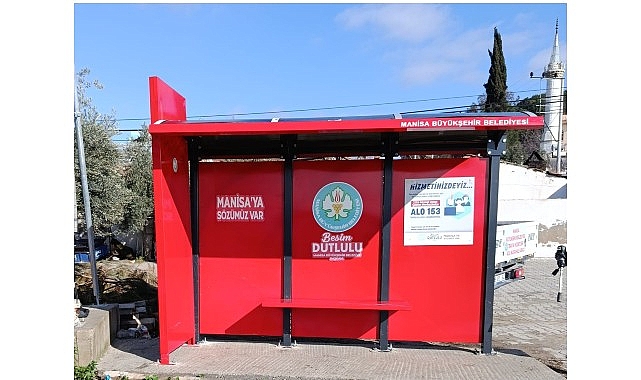 Manisa’da Toplu Taşıma Duraklarında Yenileme Hareketi Hız Kesmiyor