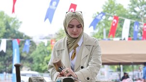 EnFest'te Gençler El Sanatlarıyla Becerilerini Keşfediyor