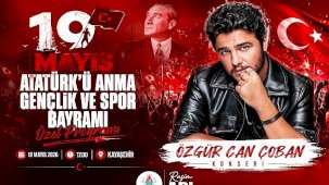 Nevşehir'de 19 Mayıs coşkusu: Özgür Can Çoban sahnede