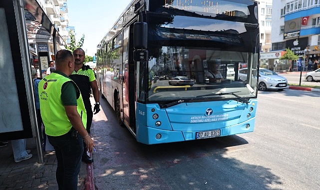 Antalya’da Toplu Taşıma Kliması İçin Denetimlere Yoğunlaşma