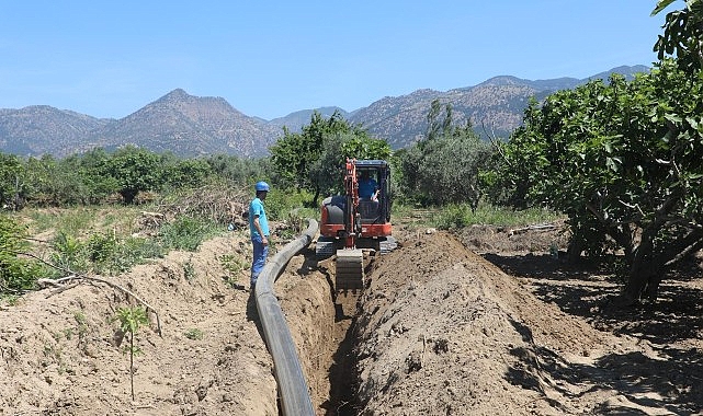 Aydın’da Altyapı Yatırımlarıyla Tarımsal Sulama İçin Yeni Hatlar ve Pompa İstasyonları