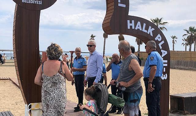 Balıkesir Büyükşehir Belediyesi'nden Sarımsaklı Plajı'nda Sıkı Denetim