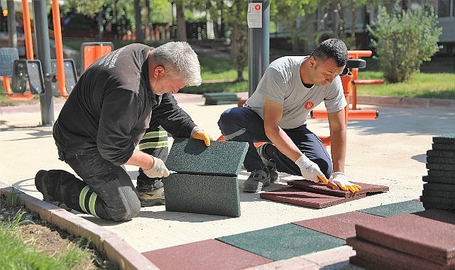 Belediye Park ve Bahçelerde Sürekli Bakım ve Yenileme Çalışmaları