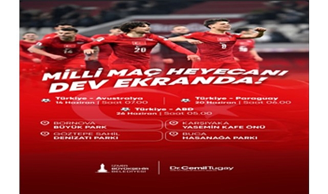 İzmir'de 2026 Dünya Kupası Dev Ekran Buluşmalarıyla Futbol Coşkusu Başlıyor