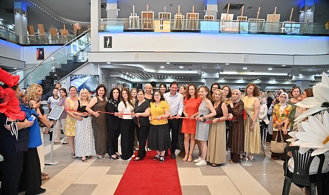 MASMEK Kursiyerleri Hayal Gücüyle Dokunan Eserler Kültür Merkezi’nde Ziyarete Açıldı