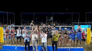 Alanya'da Beach Pro Tour'un Şampiyonluk Anları ve Kupa Tasarımı