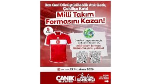 Canik Belediyesi Sıfır Atık Programında 3kg Geri Dönüştürülebilir Atık Getirenlere Milli Takım Forması Çekilişi