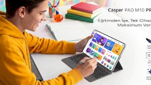 Casper PAD M10 Pro ile Geniş Ekran, Kalem ve Klavye ile Günlük Verimlilik