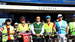 Geleneksel Yeşilay Bisiklet Turu İzmir’den Tüm Türkiye’ye Birlik Mesajı
