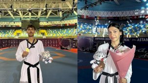 Kazakistan Açık Taekwondo Turnuvası'nda İzmirli Sporcuların Başarı Dolu Mücadelesi