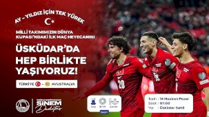 Üsküdar'da 2026 Dünya Kupası İçin Büyük Ekran Buluşması