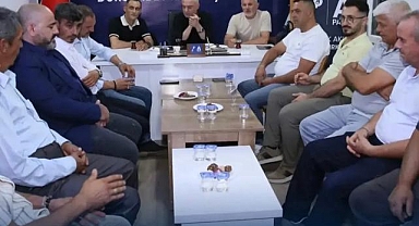 Ahmet Sağlam, Dursunbey'de Teşkilat Mensuplarıyla İstişarede Bulundu