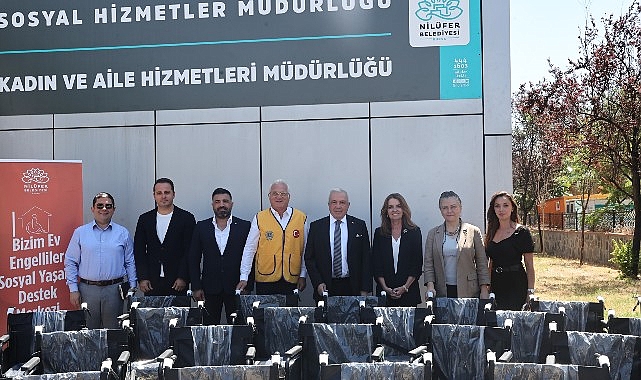 Nilüfer’de Engelleri Aşan Dayanışma: 60 Tekerlekli Sandalye Belediye Binasında