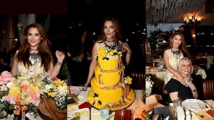 Boğaz Manzaralı Özel Doğum Günü: Melisa Özmen’in Sarı Şıklığı