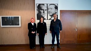 Çerçioğlu Ziyaretiyle Başlayan Görüşme: Teşekkür ve Başarı Vurgusu