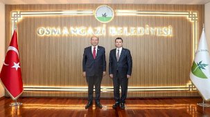 Osmangazi'de KKTC Cumhurbaşkanı Ersin Tatar-Ayaklarıyla Verilen Ziyaretin Özeti