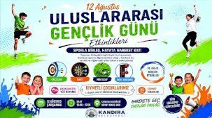Kandıra’da 12 Ağustos Uluslararası Gençlik Günü’nde Spor ve Eğlence Dolu Gün