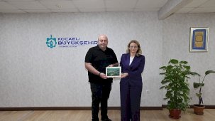 Kutaisi Belediye Başkan Yardımcısı Şalva Mşhvildadze ile Kocaeli Heyetinin Kapsamlı Kültürel İş Birliği Görüşmesi