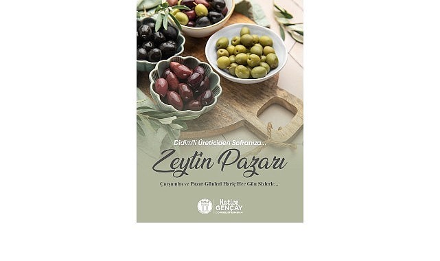 Didim'de Zeytin Pazarı 28 Eylül'de Açılıyor