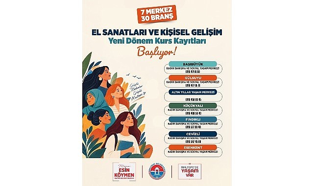 Maltepe Belediyesi’nden Kadınlara Yönelik 30 Farklı Branşta Ücretsiz Kurs