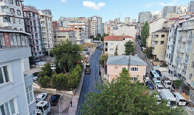 Maltepe Belediyesi’nden Zümrütevler’de Asfalt Yenileme Çalışması