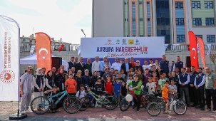 Konya Selçuklu’da Avrupa Hareketlilik Haftası kapsamında bisiklet şenliği düzenlendi