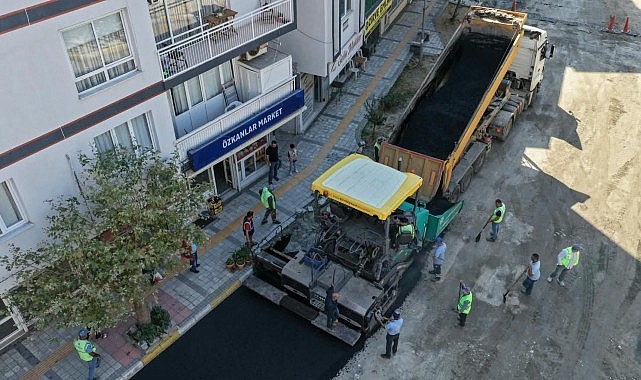 Aydın Büyükşehir Belediyesi’nden Söke’de kapsamlı altyapı ve yol çalışması